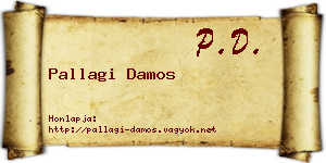 Pallagi Damos névjegykártya